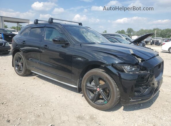 SADCL2GX5KA359235 2019 JAGUAR F-PACE Black Przód prawy