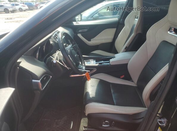 SADCL2GX5KA359235 2019 JAGUAR F-PACE Black Widok wnętrza z przodu