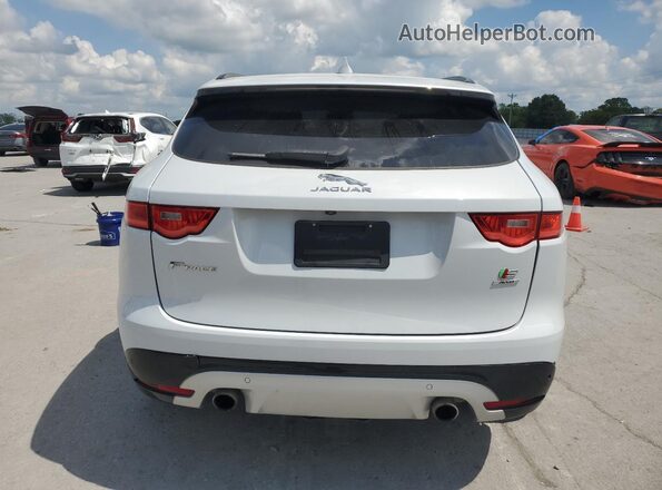 SADCM2FV9KA367657 2019 JAGUAR F-PACE Белый Вид сзади
