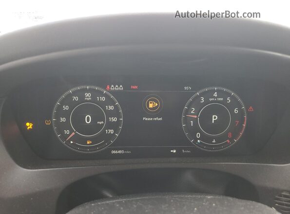 SADCM2FV9KA367657 2019 JAGUAR F-PACE Белый Вид щитка приборов