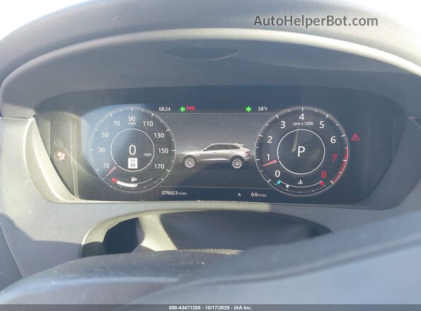 SADCM2FVXKA367800 2019 JAGUAR F-PACE Silver უკანა სავარძლების ხედი
