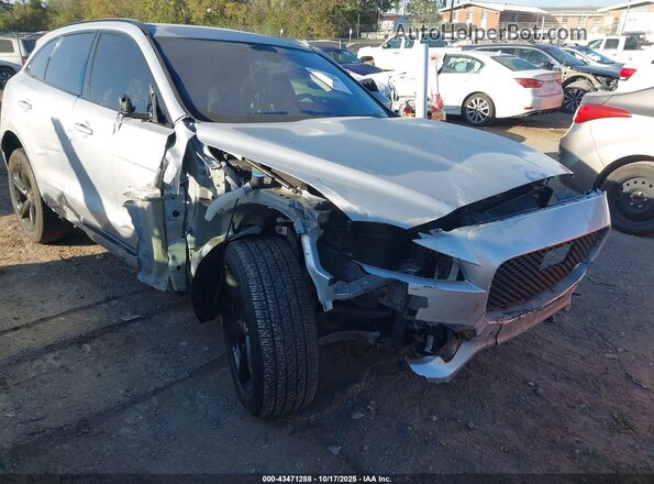 SADCM2FVXKA367800 2019 JAGUAR F-PACE Silver წინა ხედი