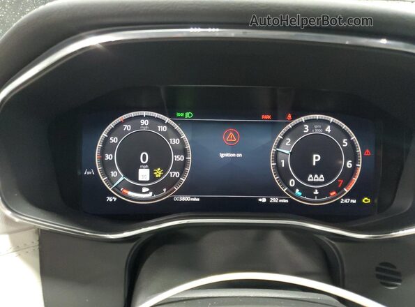 SADCT2EX2TA755689 2026 JAGUAR F-PACE Черный Вид щитка приборов