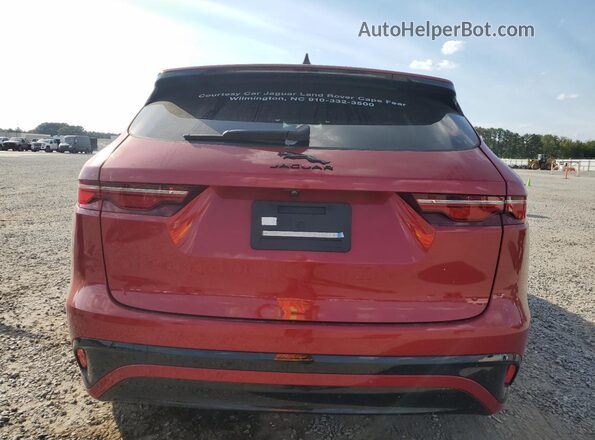 SADCT2EX7SA750907 2025 JAGUAR F-PACE Red Հետևի տեսք
