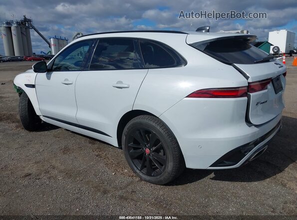 SADCT2FU5MA667712 2021 JAGUAR F-PACE White Trasero izquierdo