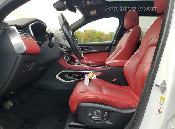 SADCT2FU6MA672952 2021 JAGUAR F-PACE White Вид салону спереду