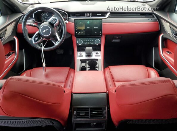 SADCT2FU6MA672952 2021 JAGUAR F-PACE White Вид панелі приладів