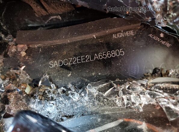 SADCZ2EE2LA656805 2020 JAGUAR F-PACE Black 