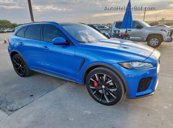 SADCZ2EE5LA638749 2020 JAGUAR F-PACE Blue Առջևի աջ