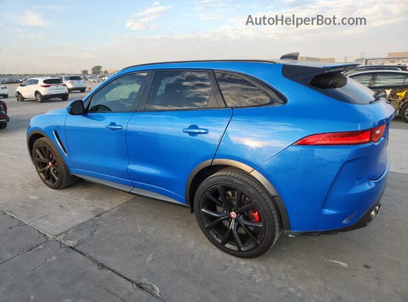 SADCZ2EE5LA638749 2020 JAGUAR F-PACE Blue Հետևի ձախ