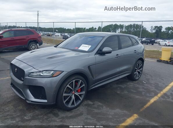 SADCZ2EE7LA636226 2020 JAGUAR F-PACE Gray წინა მარცხენა ხედი სამი მეოთხედიდან