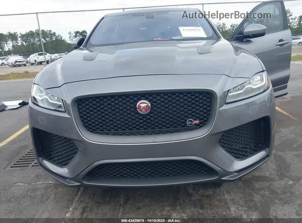 SADCZ2EE7LA636226 2020 JAGUAR F-PACE Gray წინა ხედი