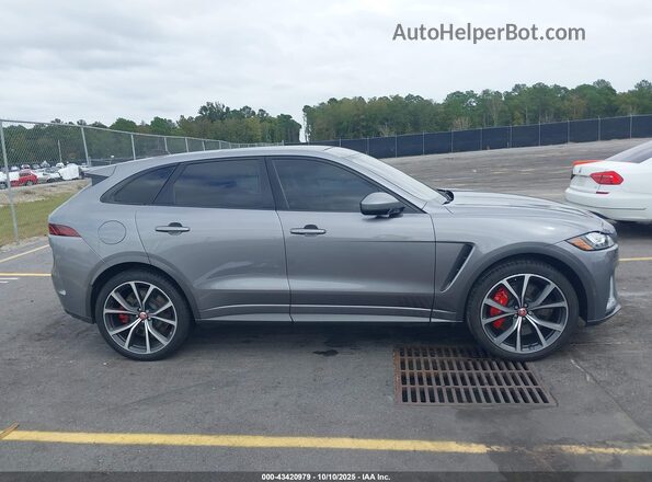 SADCZ2EE7LA636226 2020 JAGUAR F-PACE Gray უკანა სალონის ხედი