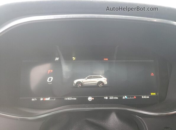SADCZ2EE7PA710024 2023 JAGUAR F-PACE Black Instrument cluster view