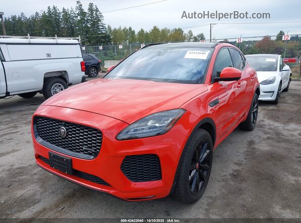 SADF12FX7L1011894 2020 JAGUAR E-PACE Orange Przód lewy