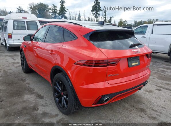 SADF12FX7L1011894 2020 JAGUAR E-PACE Orange Tył lewy