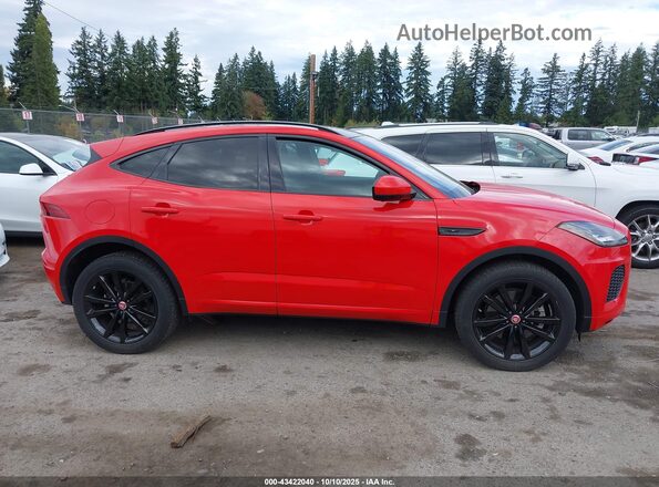 SADF12FX7L1011894 2020 JAGUAR E-PACE Orange Widok wnętrza z tyłu