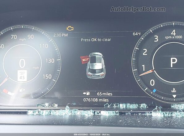 SADFM2GX2L1002798 2020 JAGUAR E-PACE Серебряный Панорамный вид салона 360°