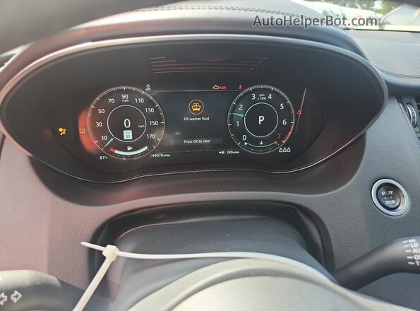 SADFP2FX4M1024683 2021 JAGUAR E-PACE Черный Вид щитка приборов