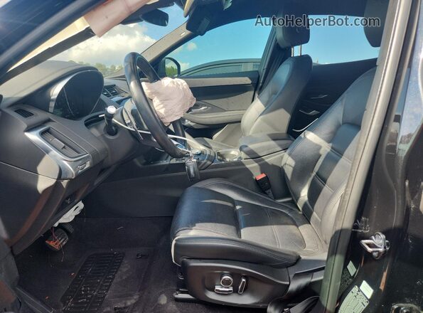 SADFP2FX4M1024683 2021 JAGUAR E-PACE Черный Вид салона спереди