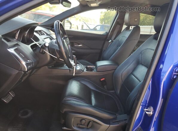 SADFT2GX5K1Z37864 2019 JAGUAR E-PACE Синий Вид салона спереди