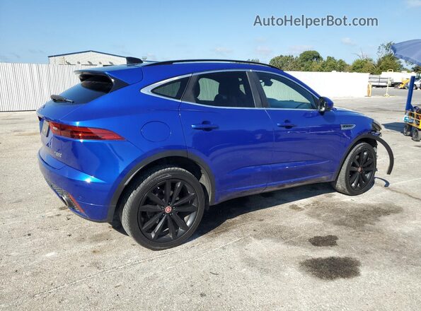 SADFT2GX5K1Z37864 2019 JAGUAR E-PACE Синий Задняя правая четверть