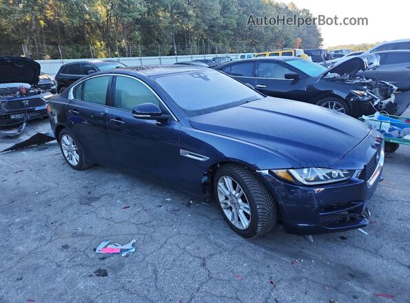 SAJAD4BG5HA966944 2017 JAGUAR XF Blue Delantero derecho