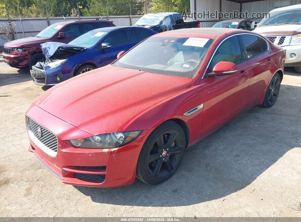 SAJAD4BG6HA973823 2017 JAGUAR XF Красный Передняя левая четверть