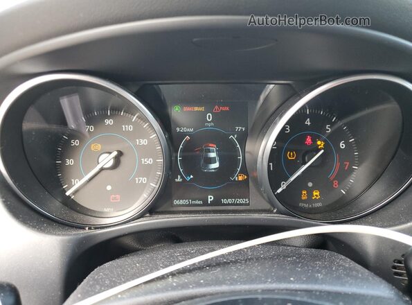 SAJAD4FX9KCP51203 2019 JAGUAR XF White ხელსაწყოთა პანელის ხედი