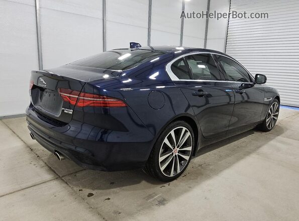 SAJAE4FX8LCP58139 2020 JAGUAR XF Blue Задня права чверть