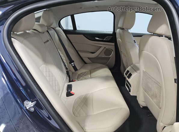 SAJAE4FX8LCP58139 2020 JAGUAR XF Blue Вид задніх сидінь