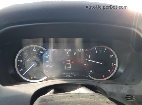 SAJAJ4FX8LCP55852 2020 JAGUAR XF Black Instrument cluster view