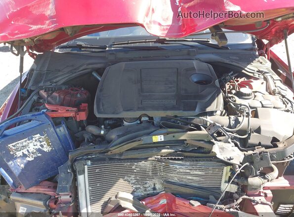 SAJAJ4FX9KCP49167 2019 JAGUAR XF Red უკანა ხედი