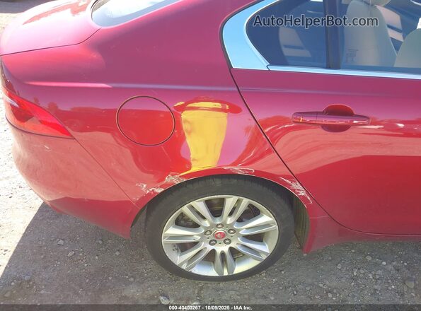 SAJAJ4FX9KCP49167 2019 JAGUAR XF Red წინა ხედი