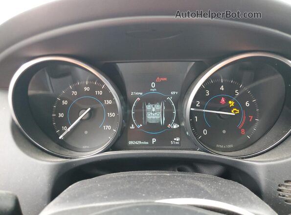 SAJAR4FX5KCP52334 2019 JAGUAR XF Белый Вид щитка приборов