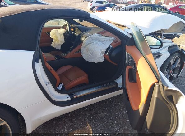 SAJDD5EE1NCK77366 2022 JAGUAR F-TYPE White Front interior view