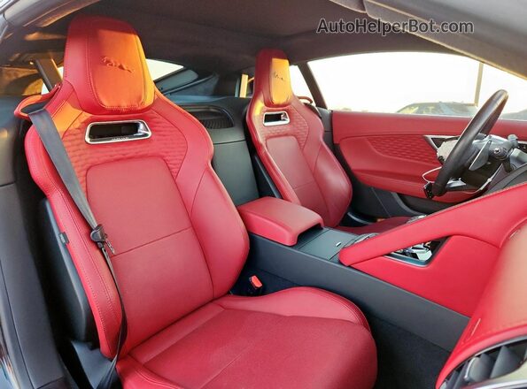 SAJDF1GX3MCK70161 2021 JAGUAR F-TYPE Black Հետևի նստատեղերի տեսք