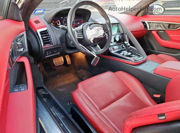 SAJDF1GX3MCK70161 2021 JAGUAR F-TYPE Black Առջևի վահանակի տեսք