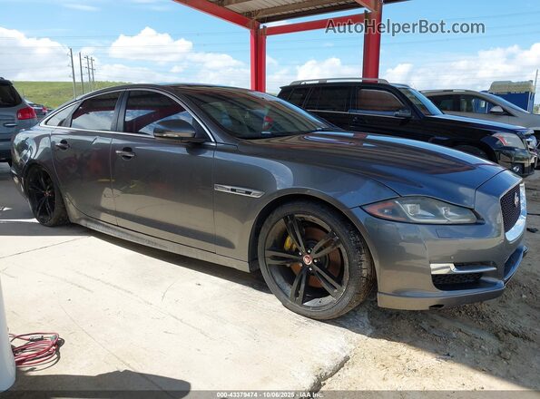 SAJWA1C76G8W02422 2016 JAGUAR XJ Gray Widok wnętrza z tyłu