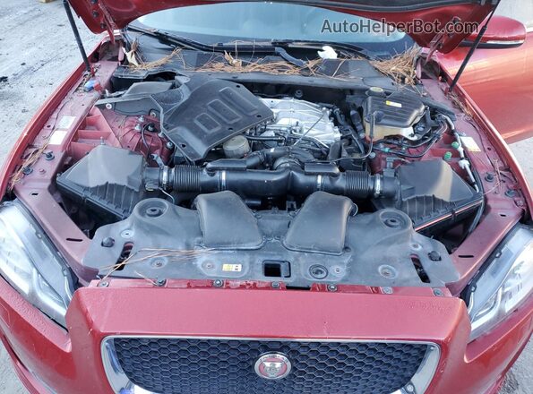 SAJWA1C79G8V99242 2016 JAGUAR XJ Red Вид задньої частини салону