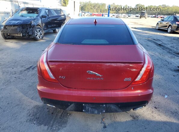 SAJWA1C79G8V99242 2016 JAGUAR XJ Red Вид ззаду