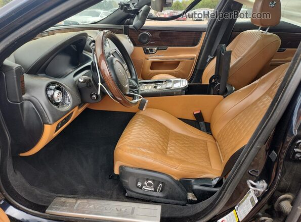 SAJWA2G72G8V99874 2016 JAGUAR XJL Black Вид салону спереду
