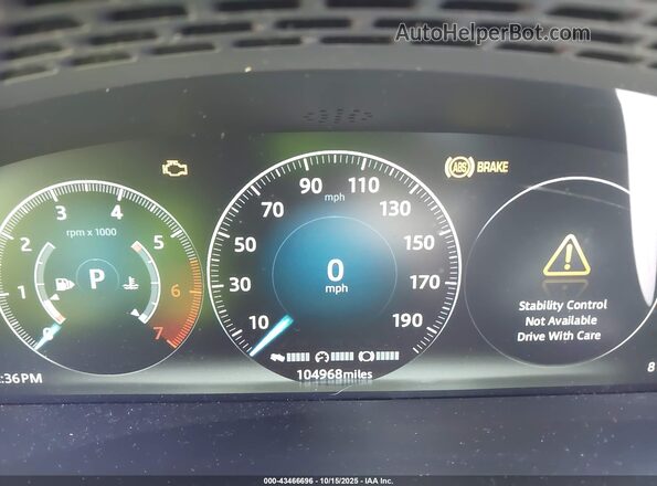 SAJWA2G76G8V94449 2016 JAGUAR XJ Silver Вид задніх сидінь