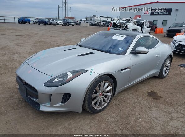 SAJWA6AT4H8K45627 2017 JAGUAR F-TYPE Серебряный Передняя левая четверть