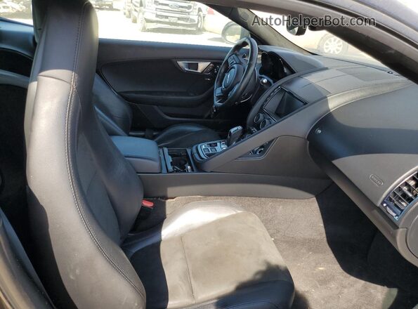 SAJWA6ATXH8K44174 2017 JAGUAR F-TYPE Black Вид задніх сидінь