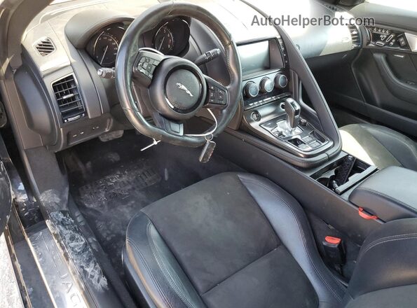 SAJWA6ATXH8K44174 2017 JAGUAR F-TYPE Black Вид панелі приладів