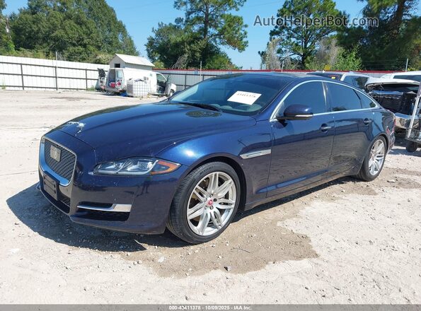 SAJWJ2GD0J8W16846 2018 JAGUAR XJ Blue Przód lewy