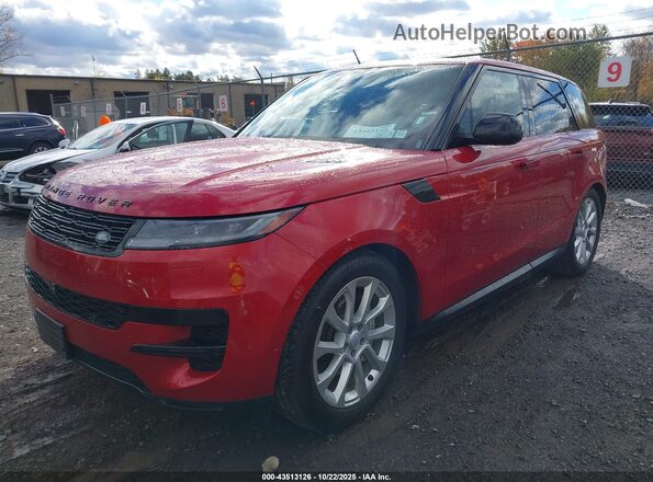 SAL1P9EU8SA455216 2025 LAND ROVER RANGE ROVER SPORT Красный Передняя левая четверть