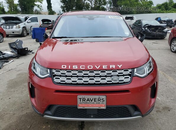 SALCJ2FX6MH888201 2021 LAND ROVER DISCOVERY Red Widok z przodu