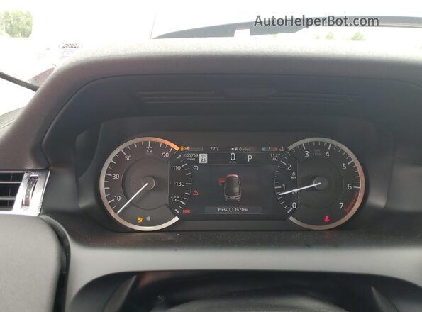 SALCJ2FX6MH888201 2021 LAND ROVER DISCOVERY Red Widok zestawu wskaźników